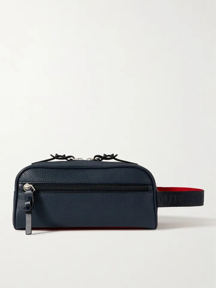 Full-Grain Leather Wash Bag