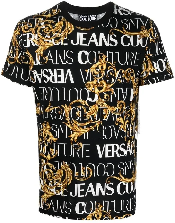all-over logo-print T-shirt