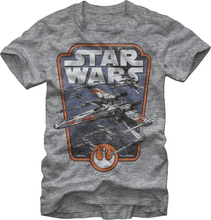 Men's Star Wars Squadron T-Shirt - Athletic Heather - 2X Large