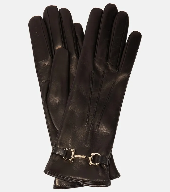 Leather gloves