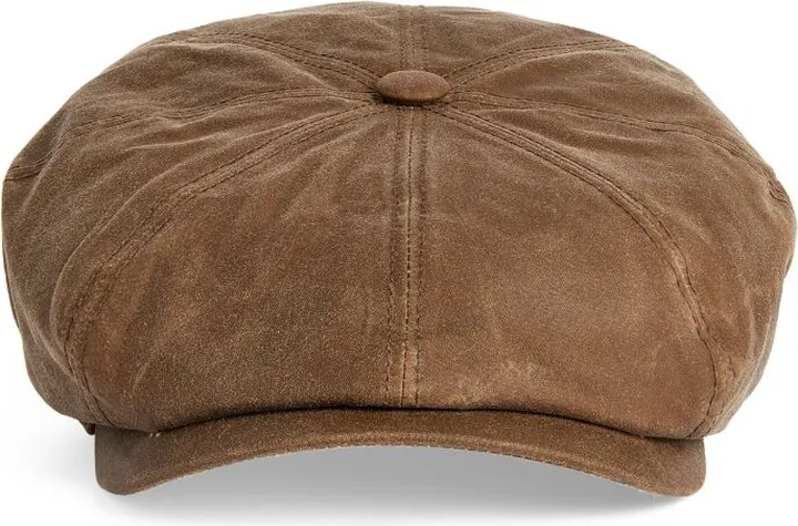 Stetson Leather Burney Hatteras Cap