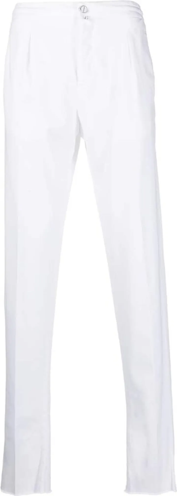 Straight-Leg Cotton-Lyocell Pants