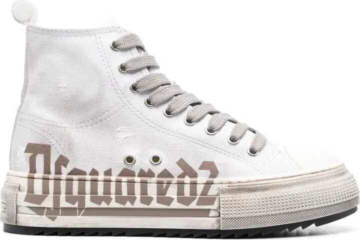 Logo-Print Platform Sneakers