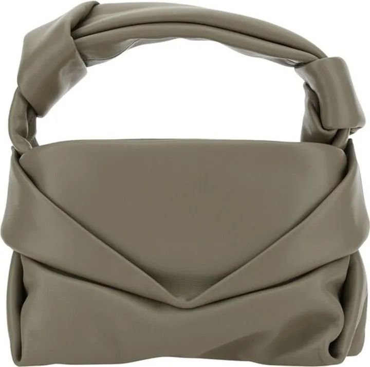 Staud Kiss Logo Embossed Tote Bag