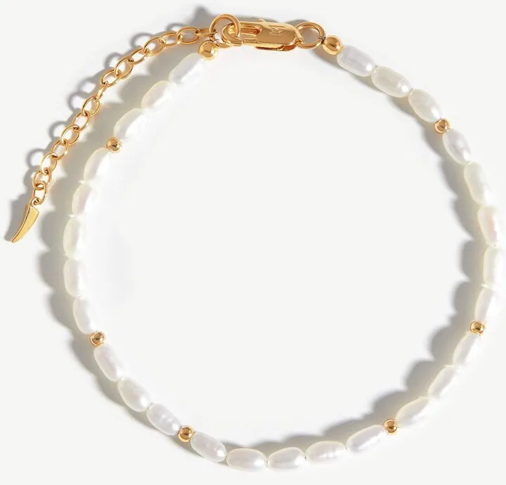 Seed Pearl Beaded Anklet