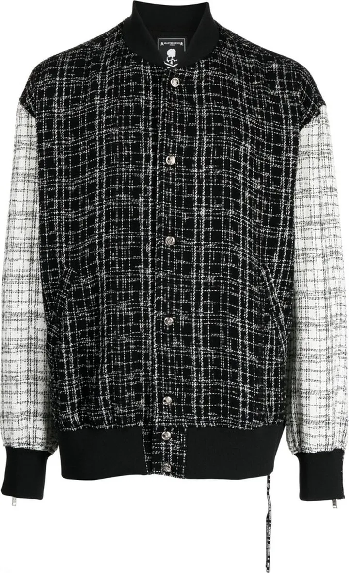 Bouclé Bomber Jacket