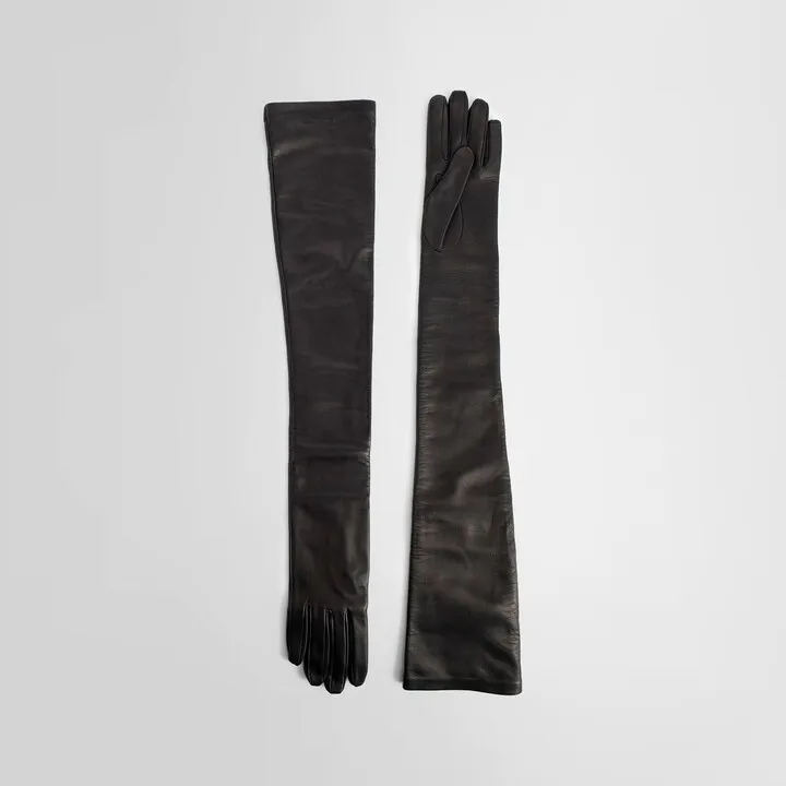 Alexander Mcqueen Woman Black Gloves