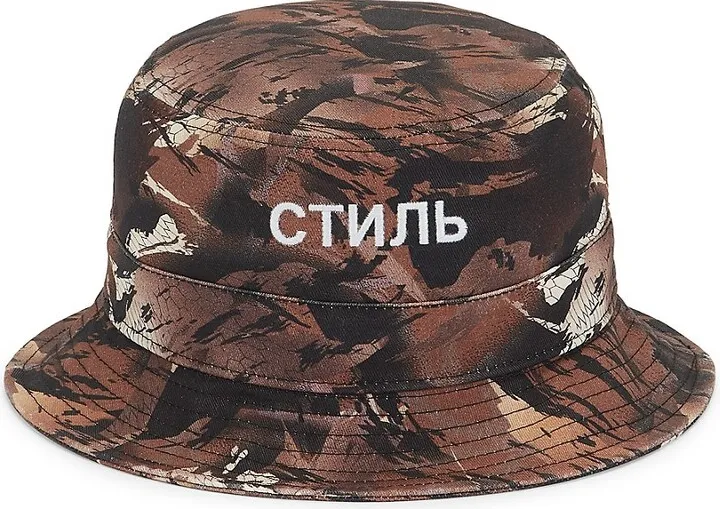 Ctnmb Embroidered Camo Bucket Hat