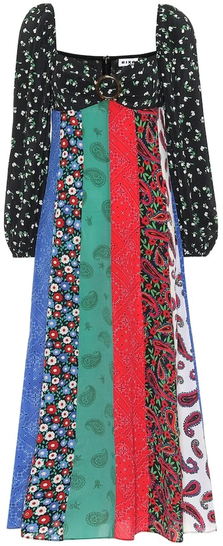 Ivy printed silk dress