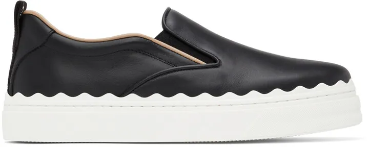 Chloé Black Lauren Slip-On Sneakers