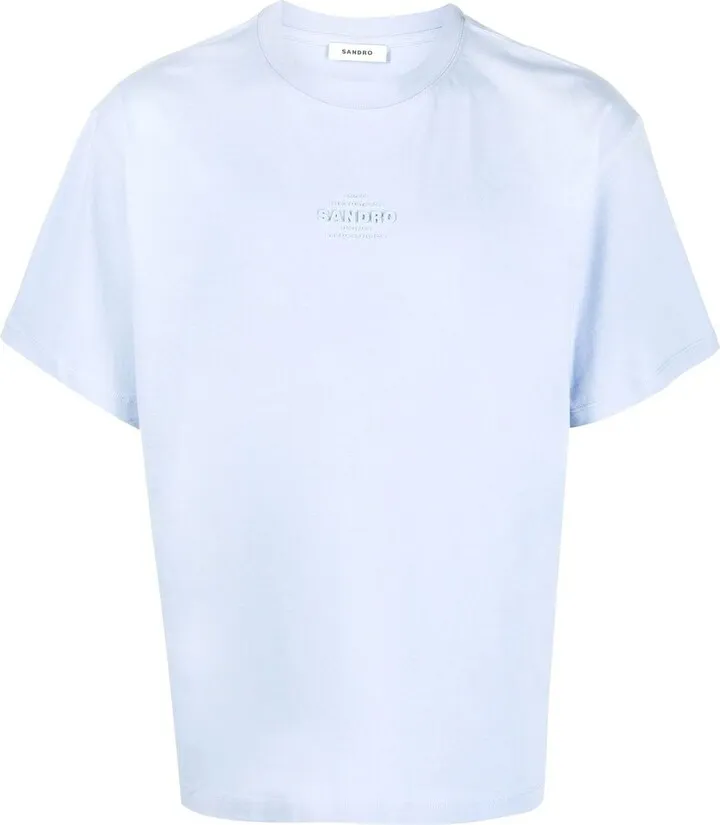 debossed-logo cotton T-shirt