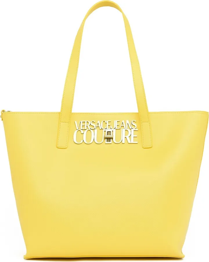 Versace Jeans Couture Leatherette Tote With Logo Detail