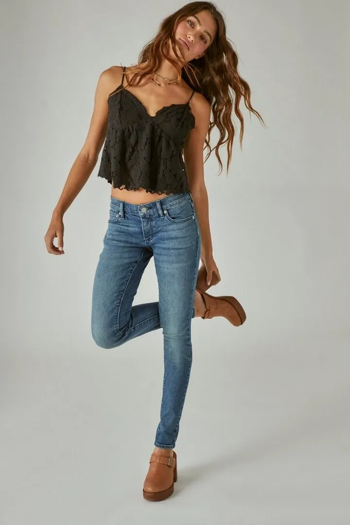 Low Rise Lizzie Skinny