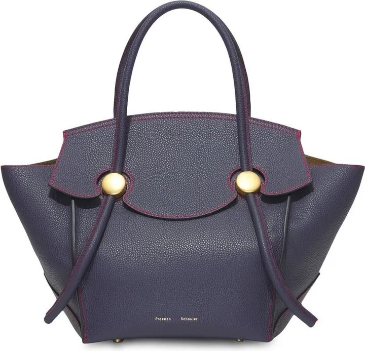 small Contrast Stitch tote bag