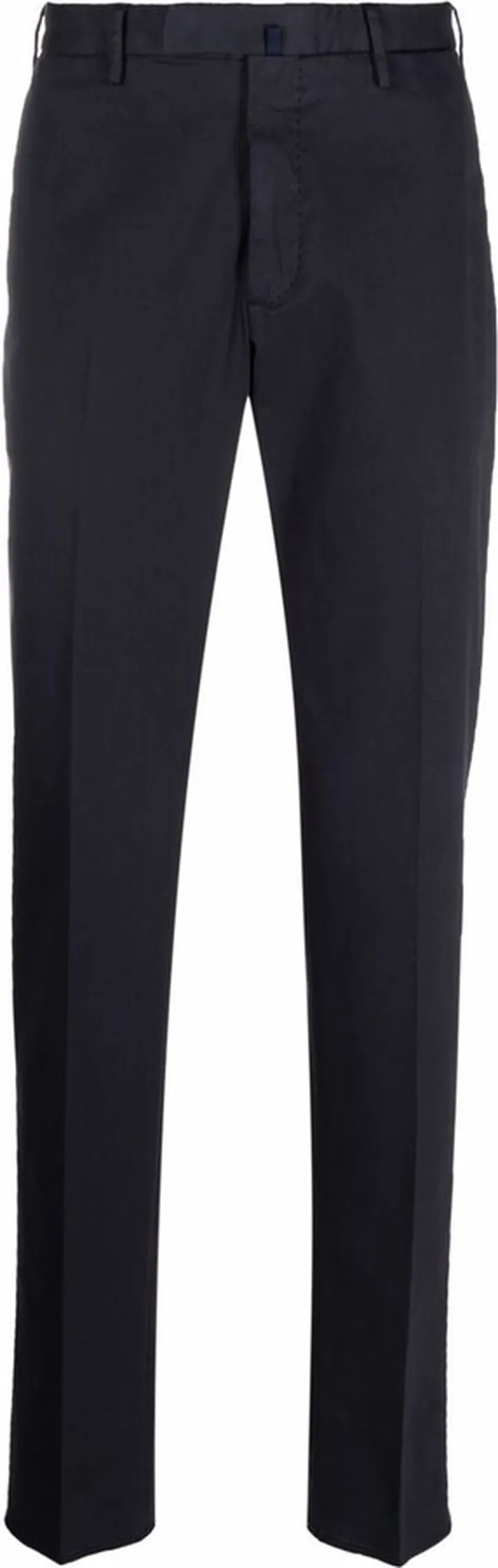 Straight-Leg Cotton Trousers