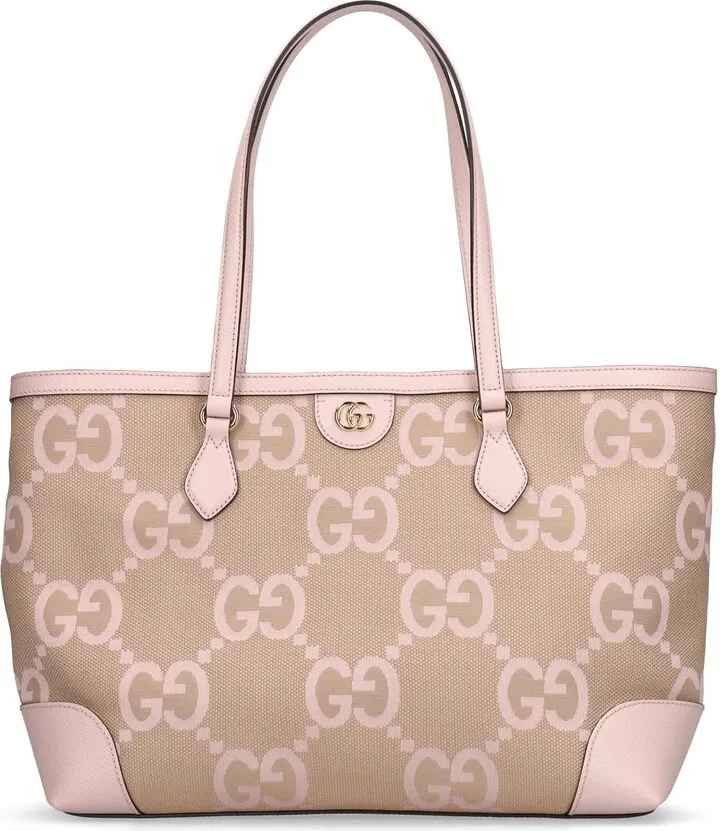 Ophidia GG Jumbo canvas tote bag