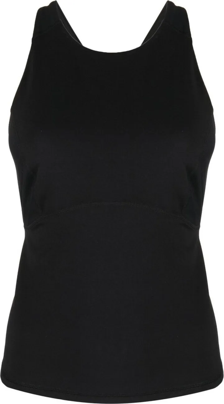 Black Super Soft Rib Training Tank Top