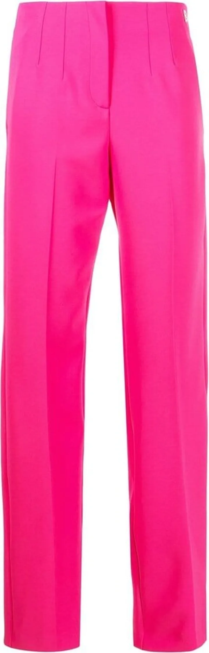 Logo-Lettering Straight-Leg Trousers