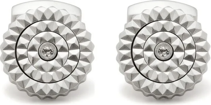 Giza embellished round cufflinks