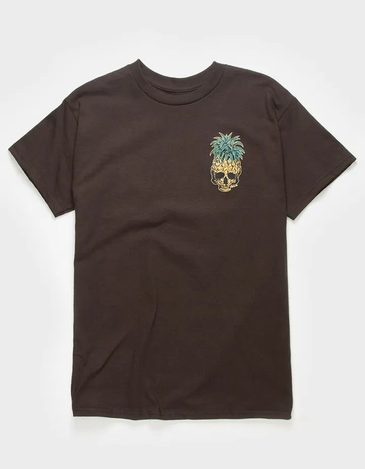 RIOT SOCIETY Pineapple Skull Mens Tee