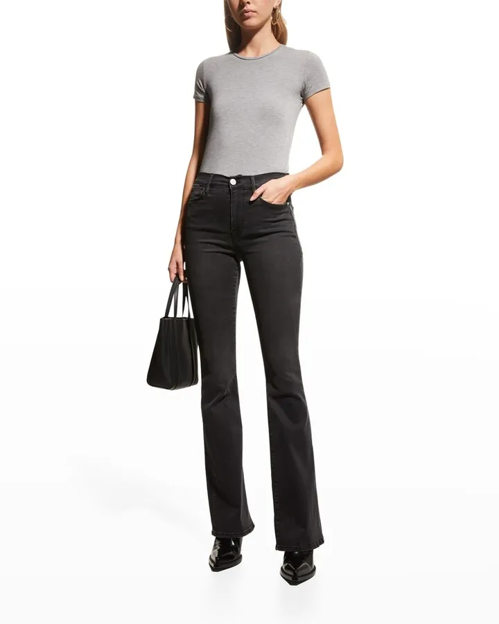 Le High Flare Slim Flared Jeans