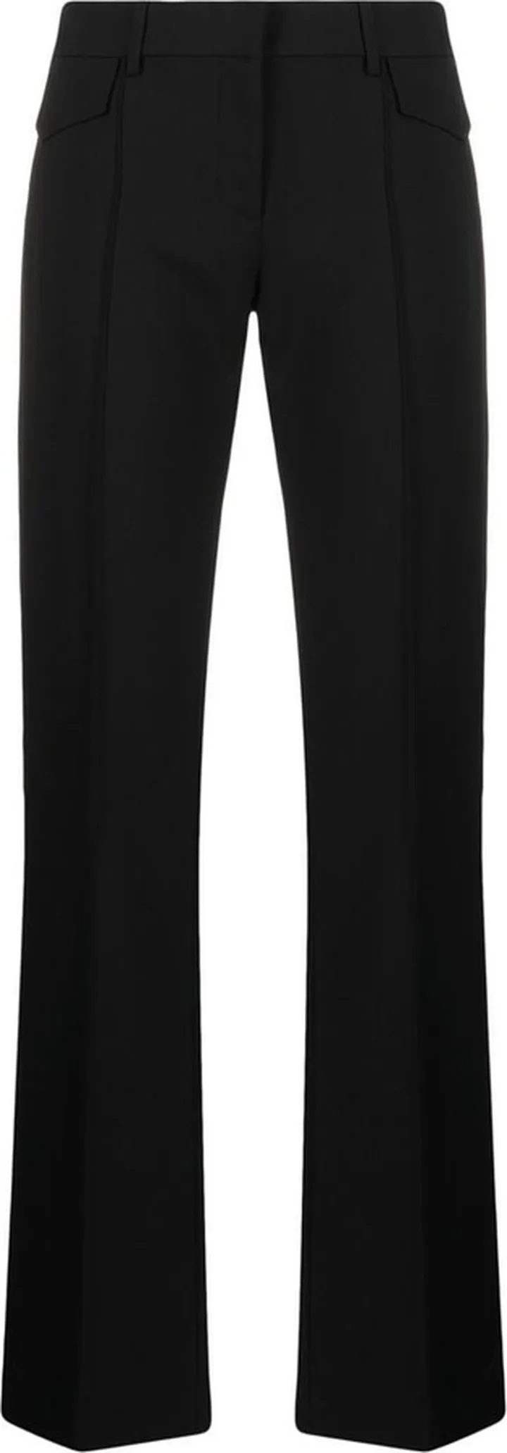 Low-Rise Straight Trousers