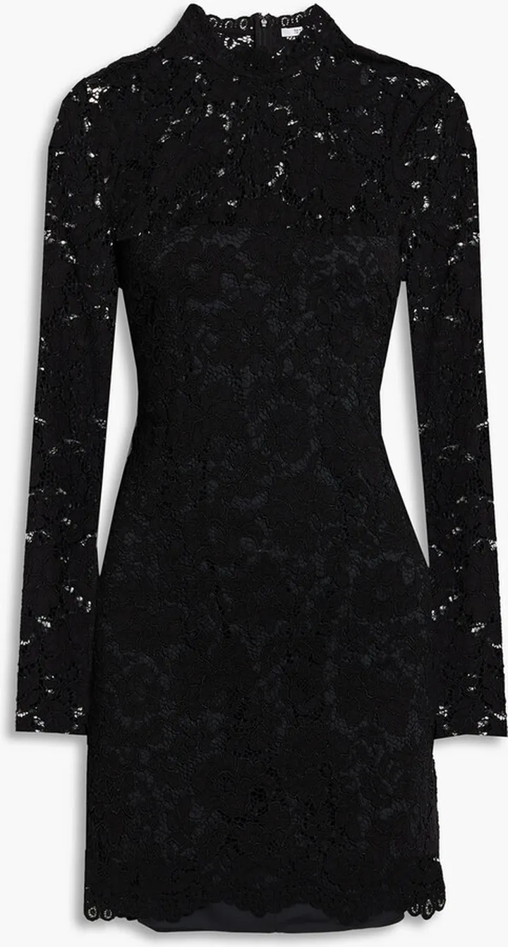 Corded lace mini dress