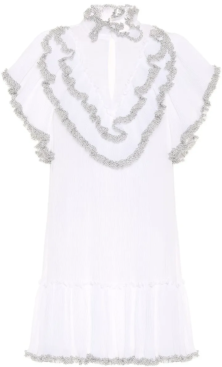Ruffled minidress