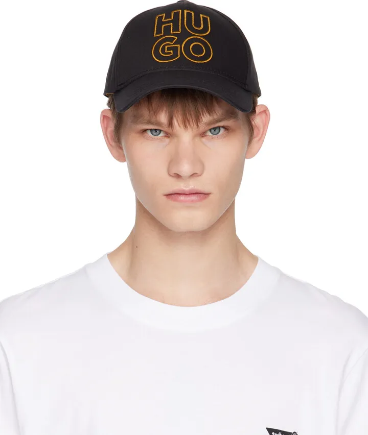Hugo Black Logo Cap