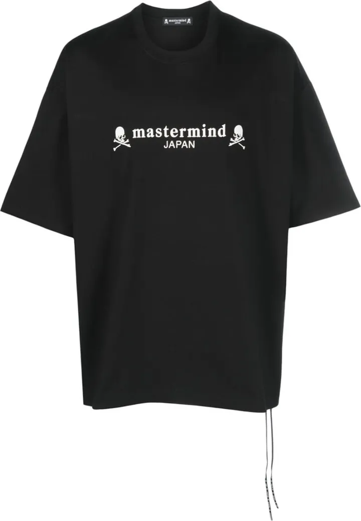 logo-print drawstring T-shirt
