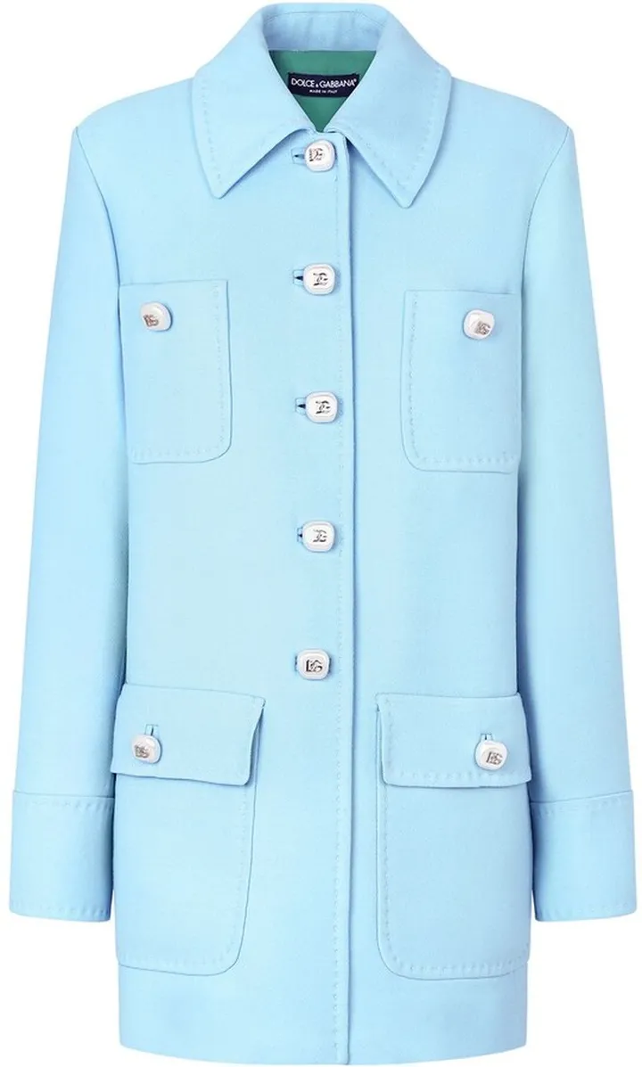 Single-Breasted Mid-Length Coat