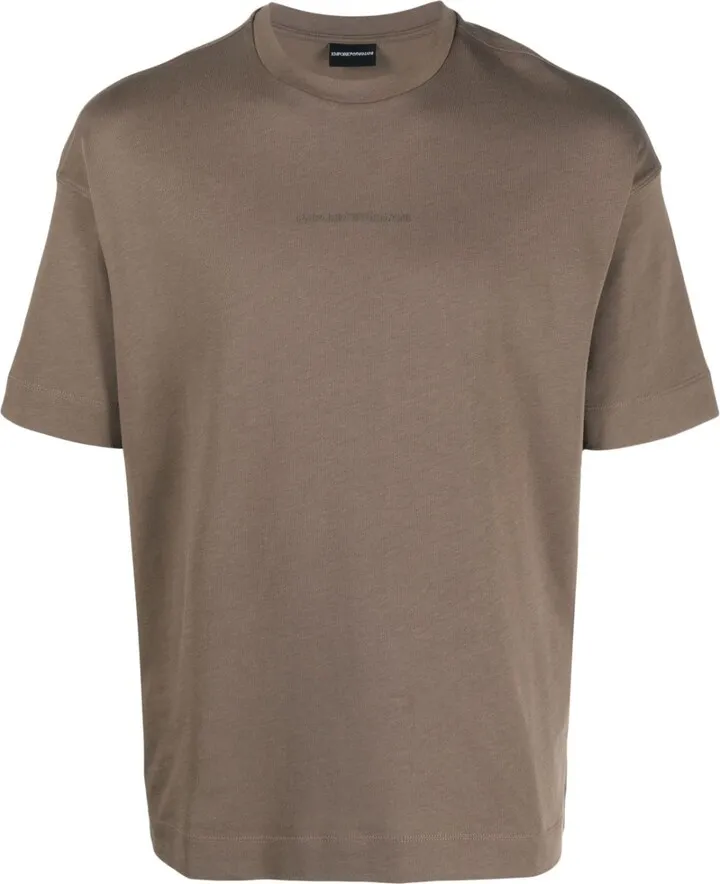 logo-print cotton T-shirt