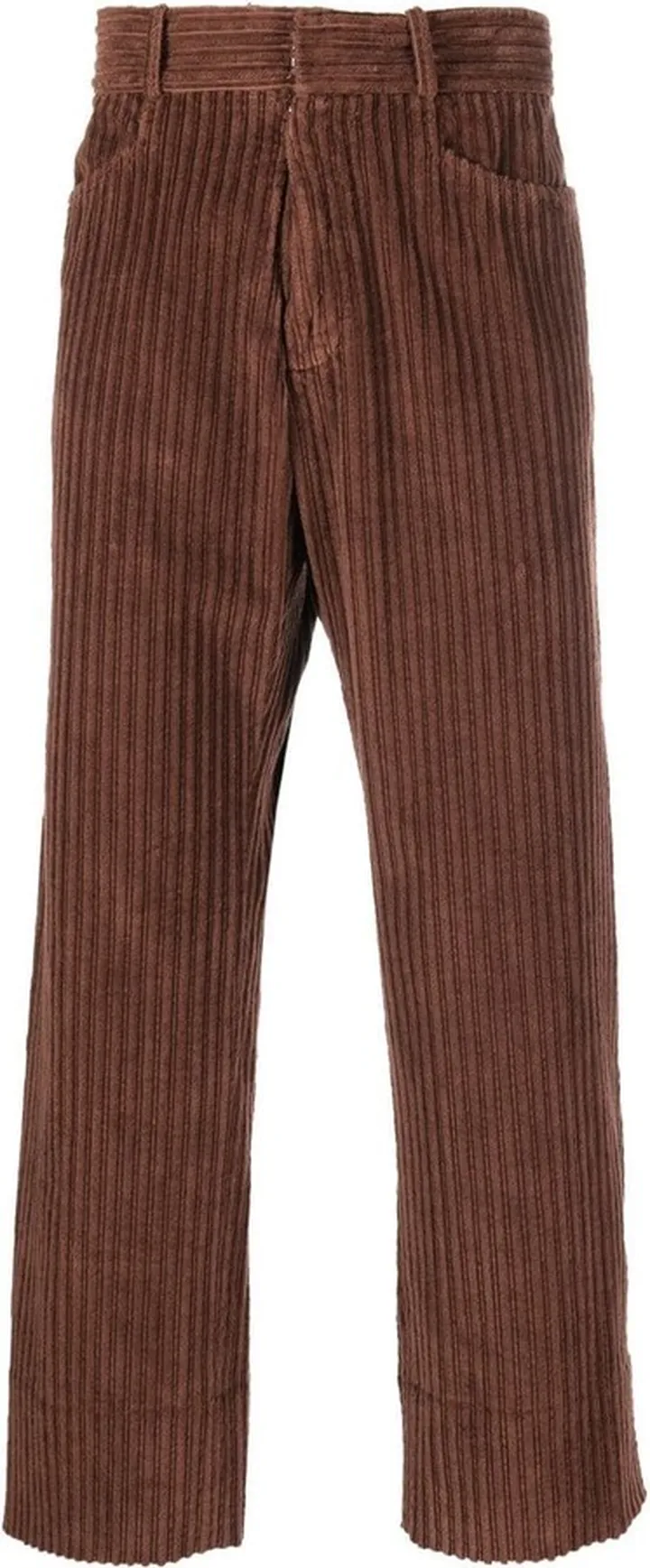 Straight-Leg Corduroy Trousers