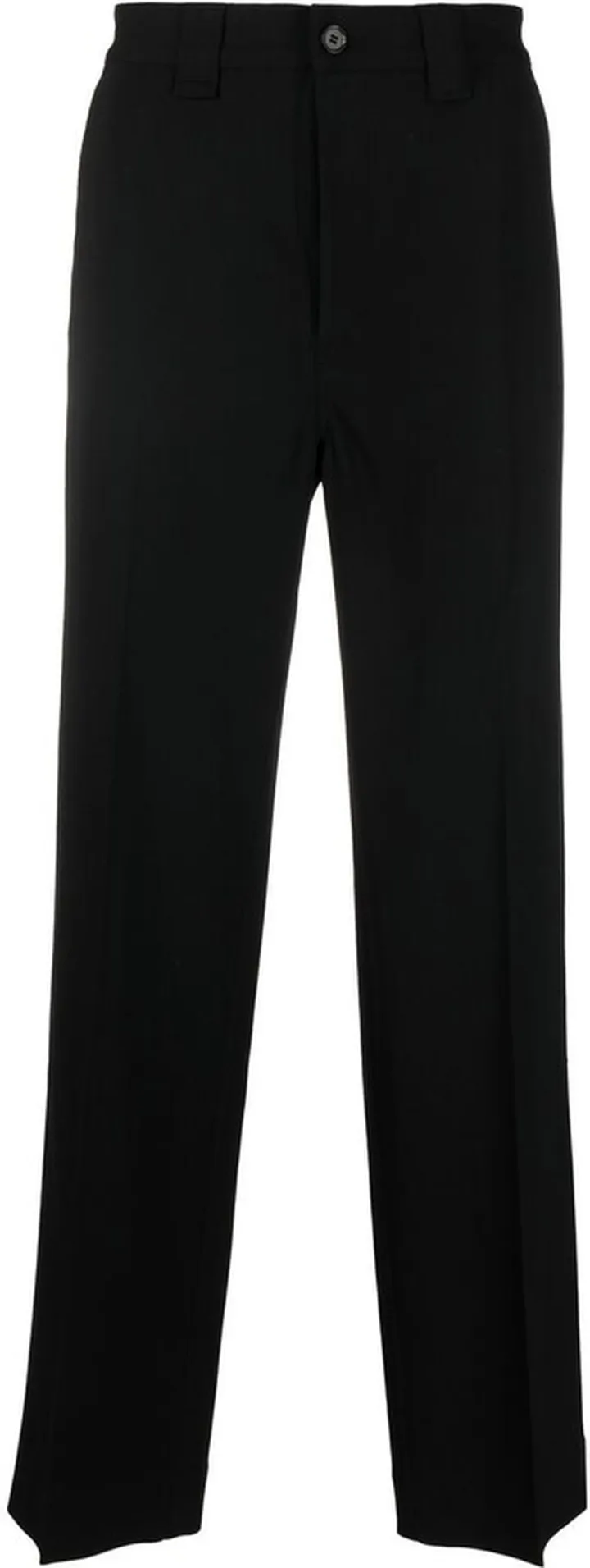 Logo-Patch Straight-Leg Trousers