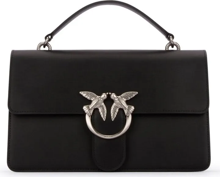 Pinko Love One Logo Plaque Tote Bag