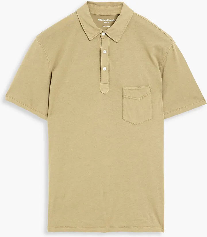 Cotton-jersey polo shirt
