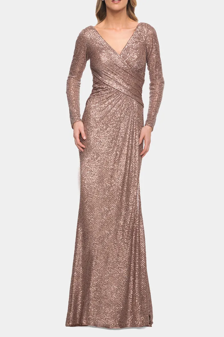 Metallic Sequin Dress