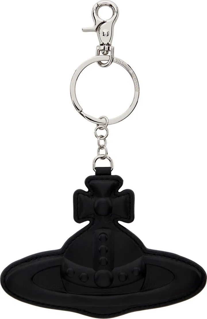 Vivienne Westwood Black Orb Keychain