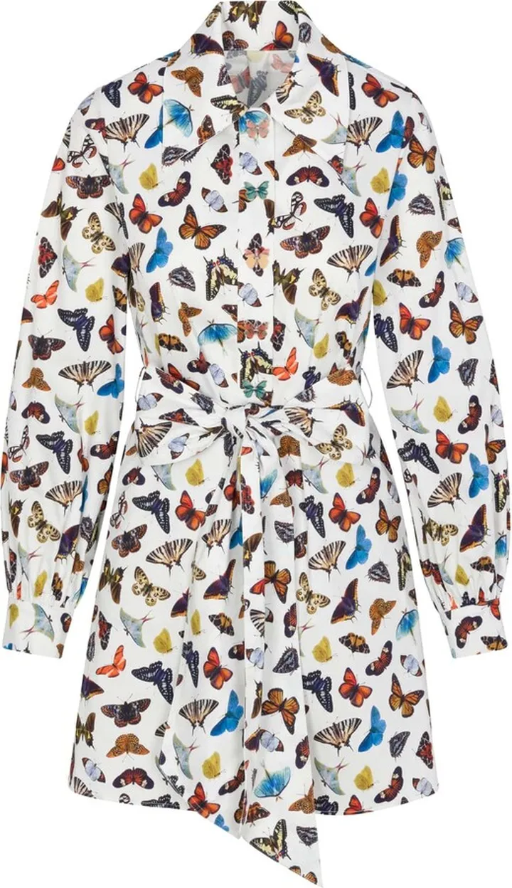 Meghan Fabulous - The Butterfly Shirt Dress - Ivory