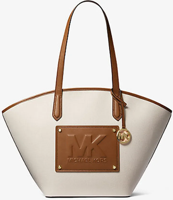 Kimber Large Cotton Canvas Tote Bag