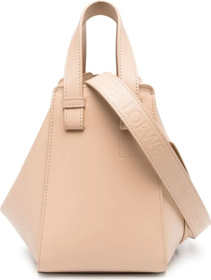 Hammock leather tote bag