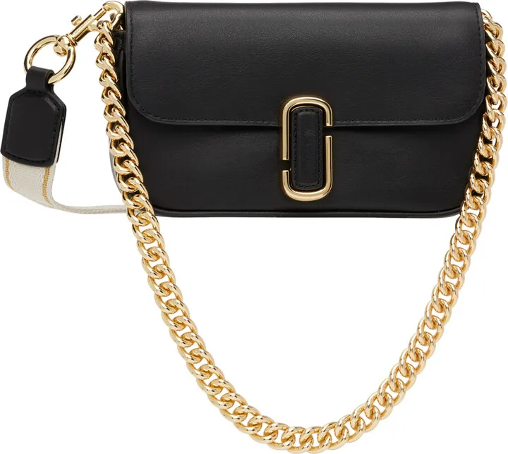 Marc Jacobs Black 'The J Marc Mini' Shoulder Bag