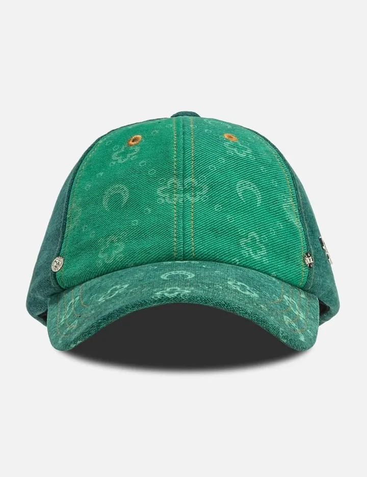 Denim Moonogram Bell Cap
