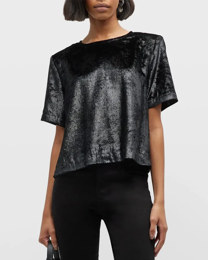 High Shine Boxy Tee