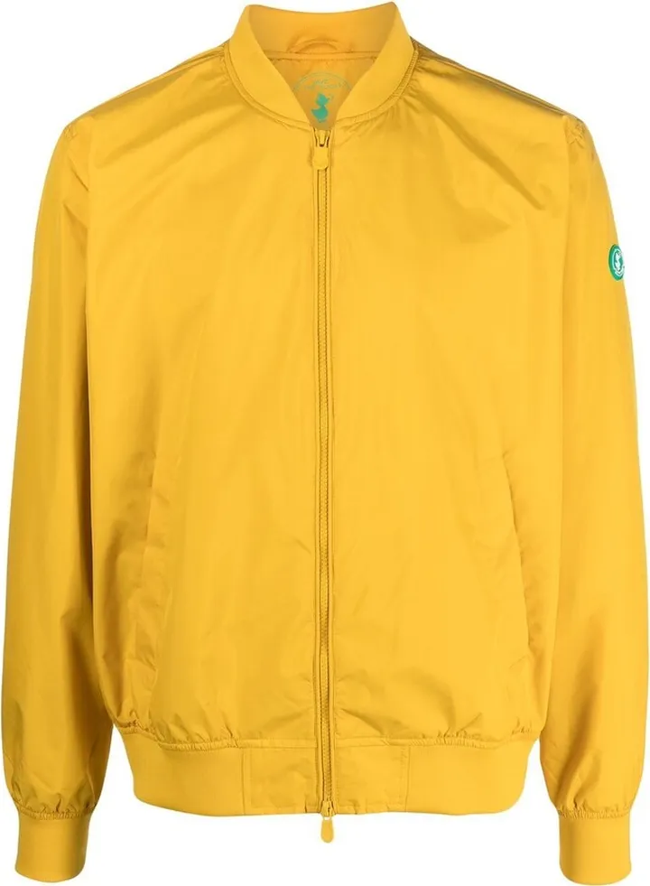Logo Patch Bomber Jacket