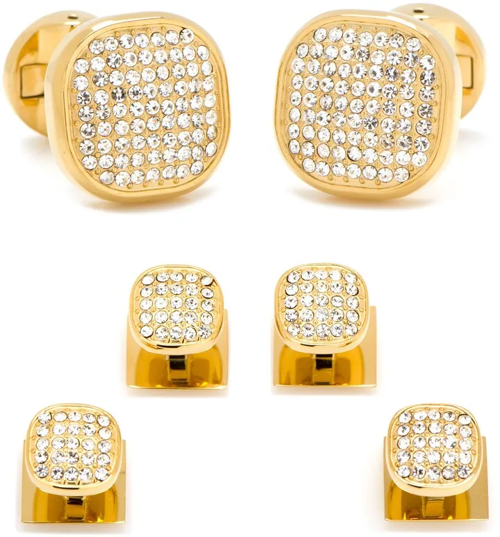 Pavé Crystal Cuff Links