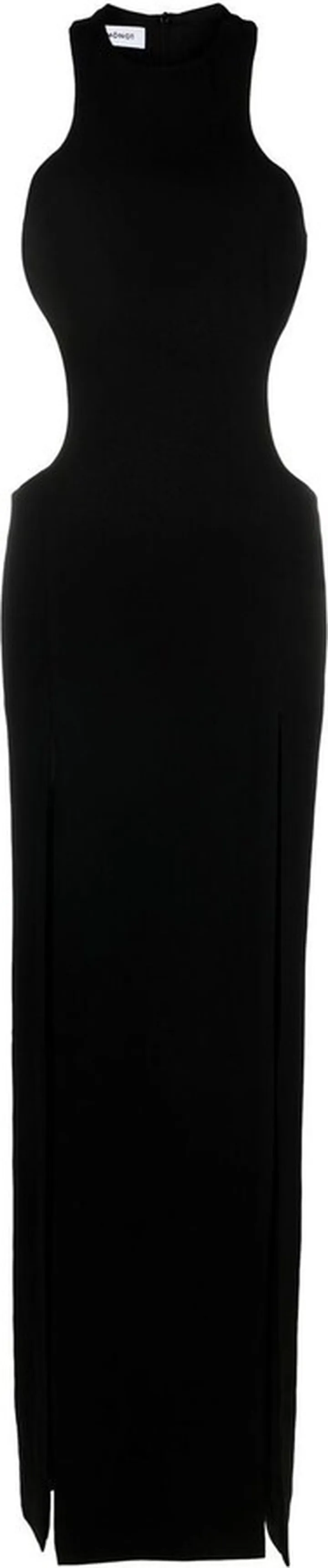 Cut-Out Detailed Floor-Length Dress