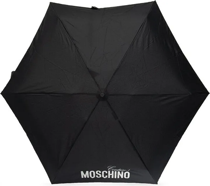 Moschino Glittered Logo Printed Umbrella