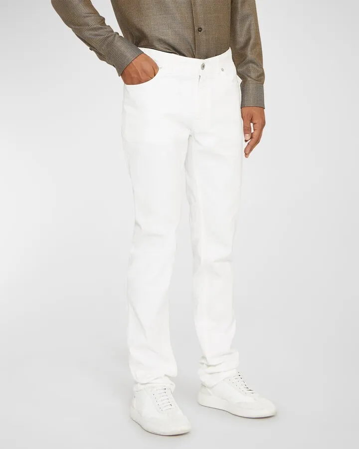 Men's Straight-Leg Stretch Denim Jeans