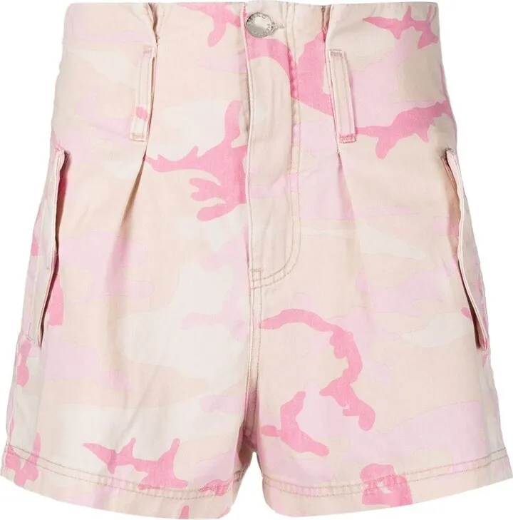 High-Waisted Denim Shorts
